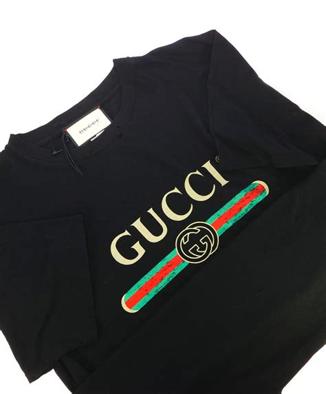 old gucci shirt tags|real vintage gucci t shirt.